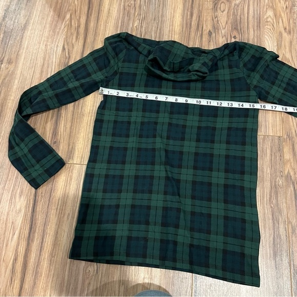 NWT J Crew Classic Tissue Turtleneck Blackwatch Plaid - Picture 9 of 9